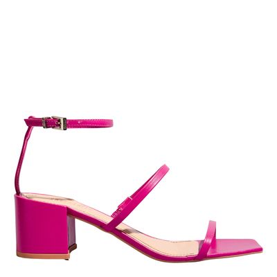Sandalia Couro Confort Pink