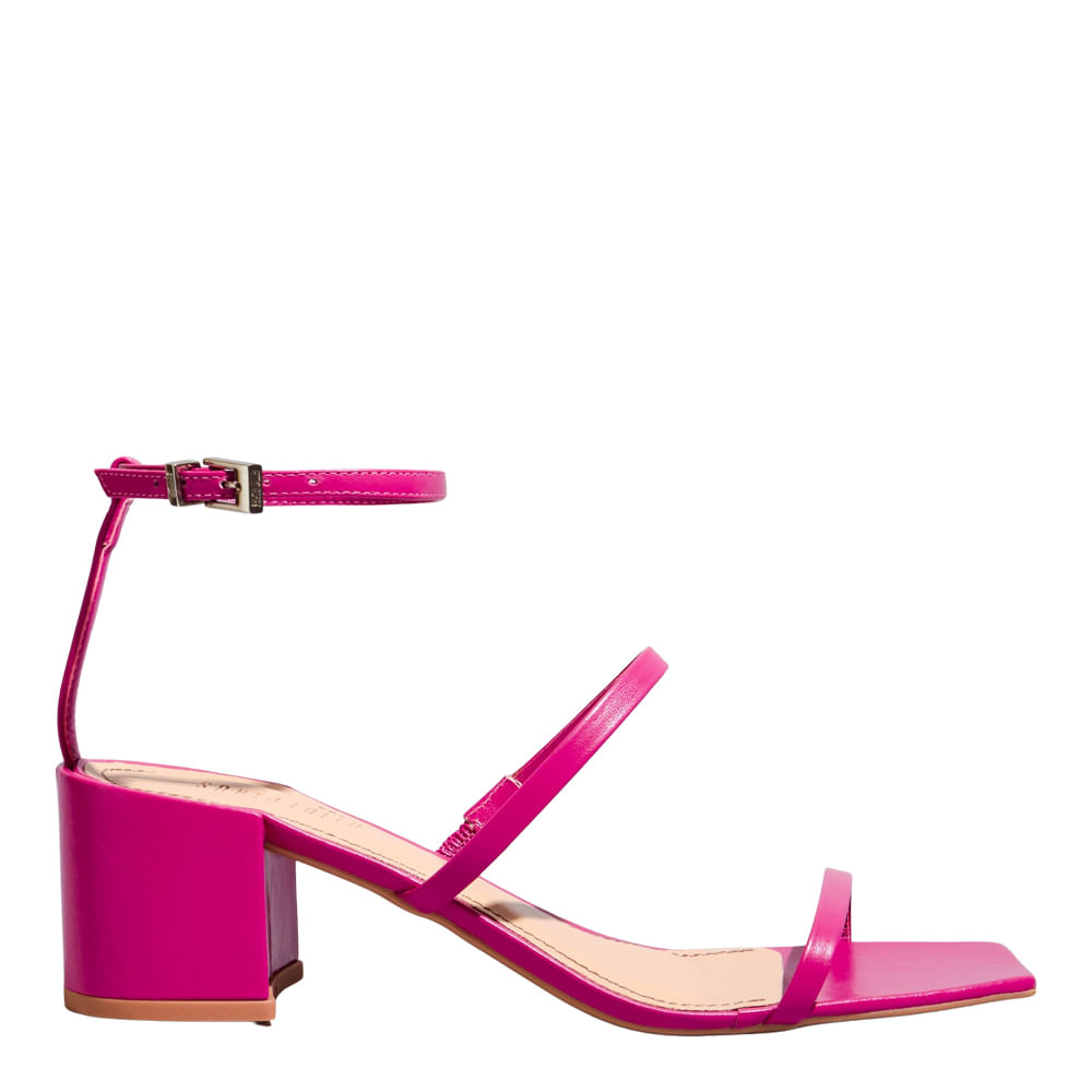 Sandalia Couro Confort Pink - Santa Lolla