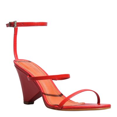 Sandália Couro Confort Pepper Red