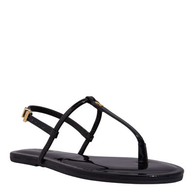 Rasteira Verniz Anzeli Preto