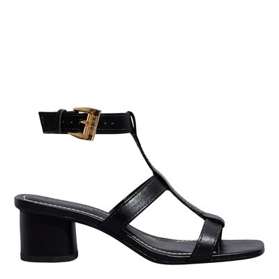 Sandália Couro Nobre Soft Preto