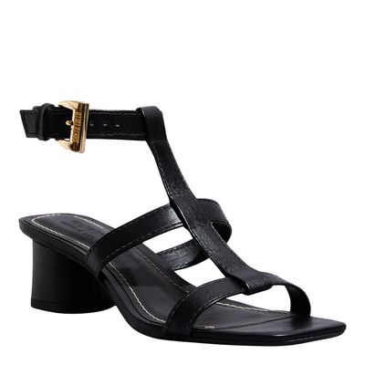 Sandália Couro Nobre Soft Preto