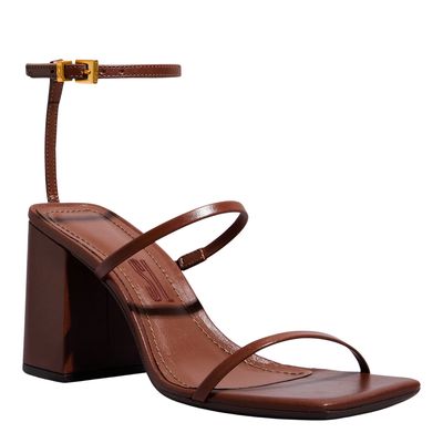 Sandália Couro Confort Dark Cocoa