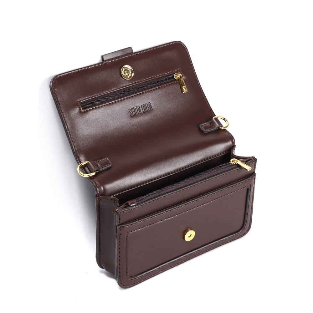 Bolsa P Material Soft Dark Cocoa - Santa Lolla