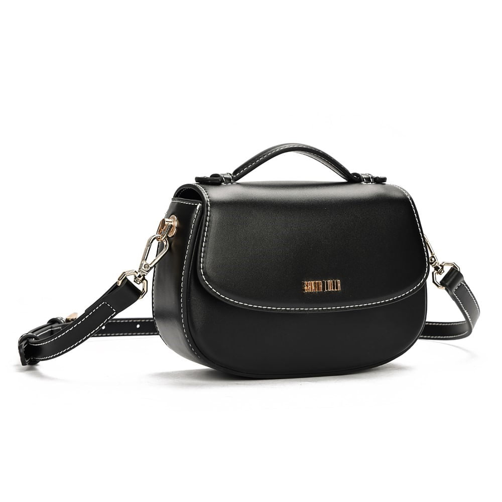 Bolsa P Material Soft Preto - Santa Lolla