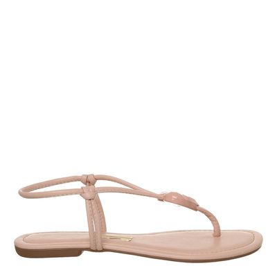 Rasteira Santorine Heart Rosa
