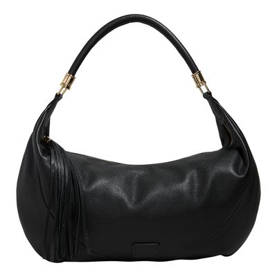 Bolsa M Couro Floater Preto