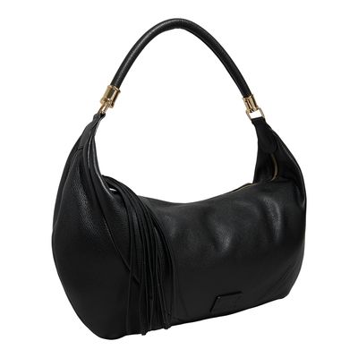 Bolsa M Couro Floater Preto