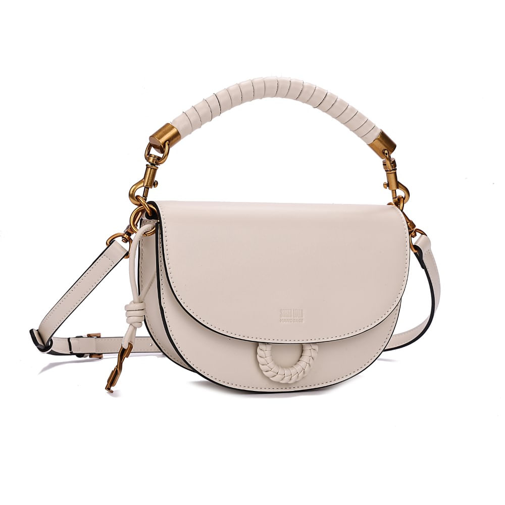Bolsa P Material Soft New Marfim - Santa Lolla