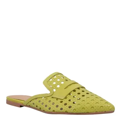 Mule Couro Trisse Avocado