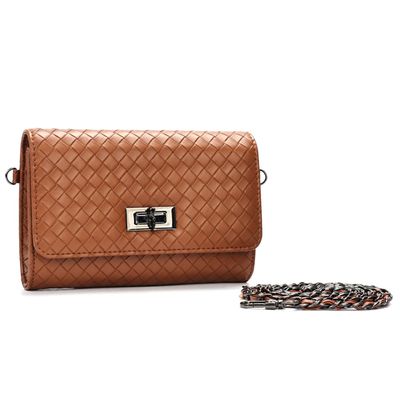 Carteira Alça Material Soft Camelo 2