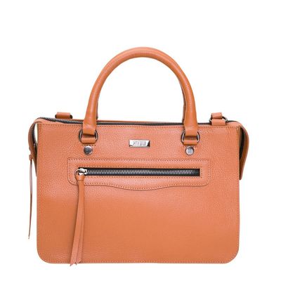 Bolsa Couro Floater Média Caramelo