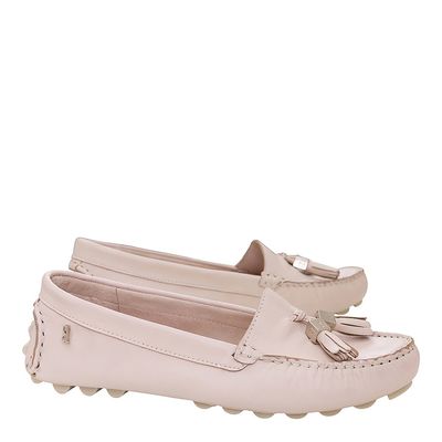 Mocassim Pingente Branco