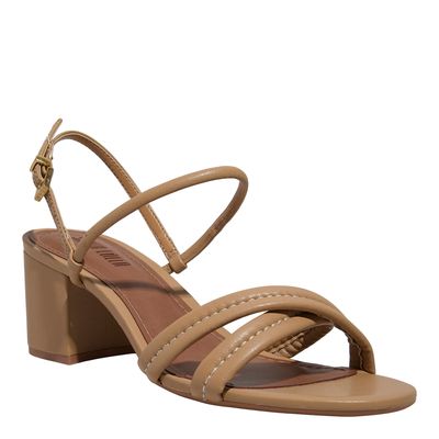 Sandália Napa Soft Palha