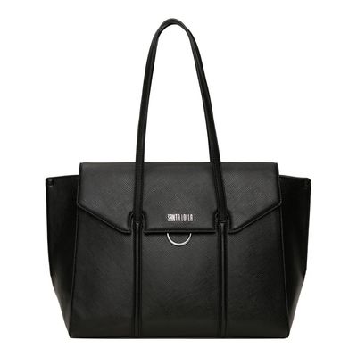 Bolsa Shopper Texturizada Preta