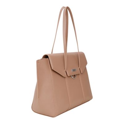 Bolsa Shopper Texturizada Bege