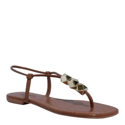 Rasteira Verniz Wetting Ginger