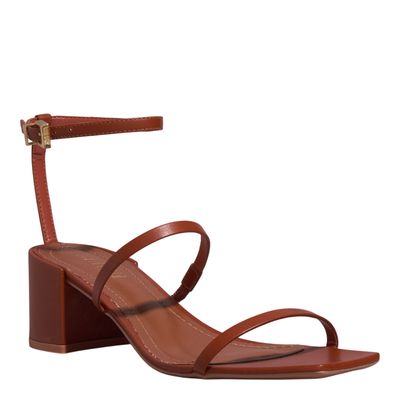 Sandalia Couro Confort Rust