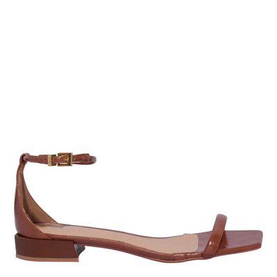 Rasteira Napa Madri Caramel