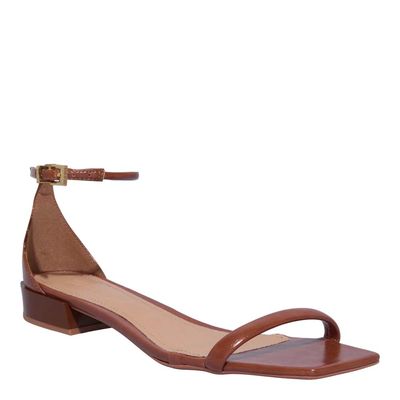 Rasteira Napa Madri Caramel