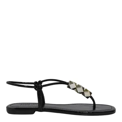 Rasteira Verniz Wetting Preto