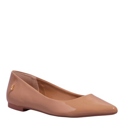 Sapatilha Verniz Anzeli Palha