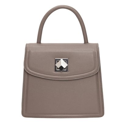 Bolsa Estruturada Metal Cubo Cinza