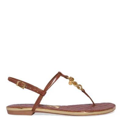 Rasteira Napa Madri Caramel