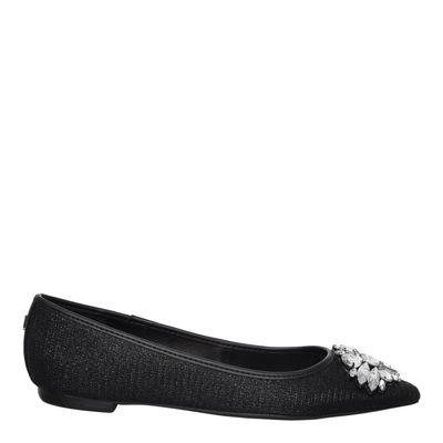 Sapatilha Tecido Look Pedraria Preto