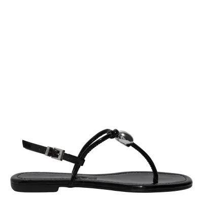 Rasteira Verniz Go Preto