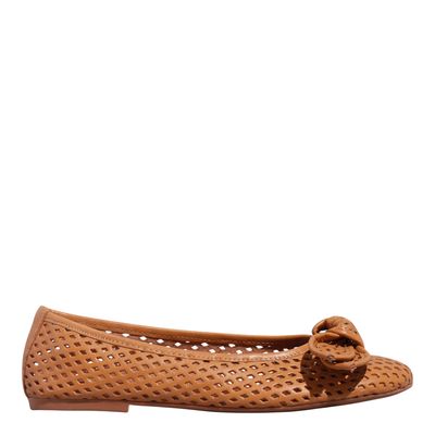 Sapatilha Couro Nobre Soft Doce De Leite