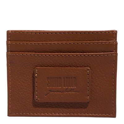 Porta Cartao Couro Floater New Camelo