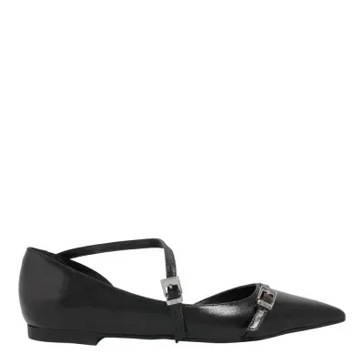 Sapatilha Couro Confort Preto