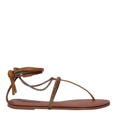 Rasteira Napa Soft Carvalho