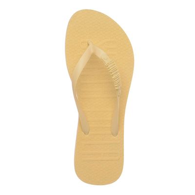 Flip Flop Borracha Amarelo Claro