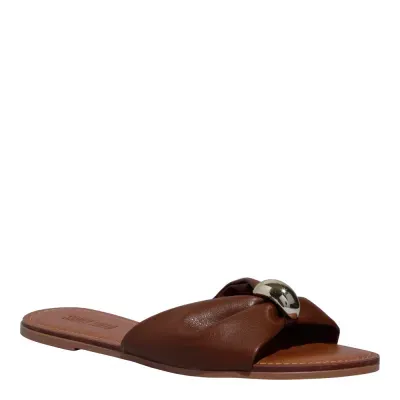 Rasteira Napa Soft Caramelo