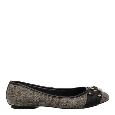 Sapatilha Tecido Antalia Studs Preto
