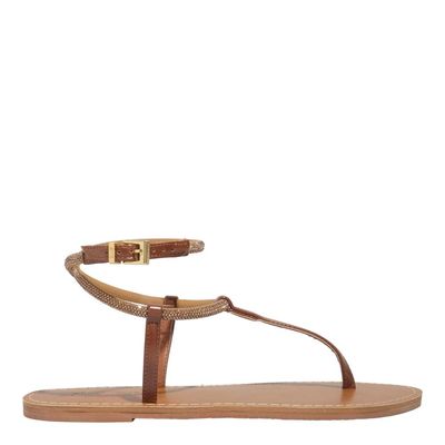 Rasteira Napa Madri Caramel