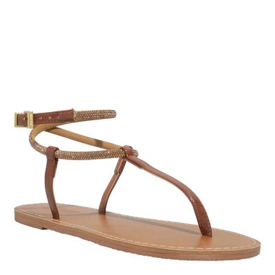 Rasteira Napa Madri Caramel