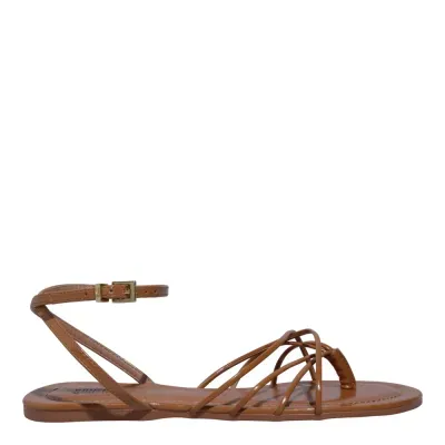 Rasteira Napa Madri Camel