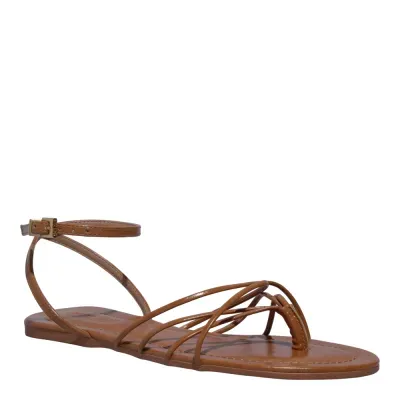 Rasteira Napa Madri Camel