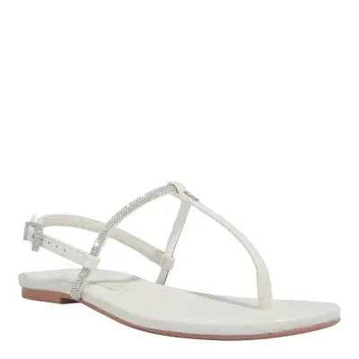 Rasteira Crocodiles Off White