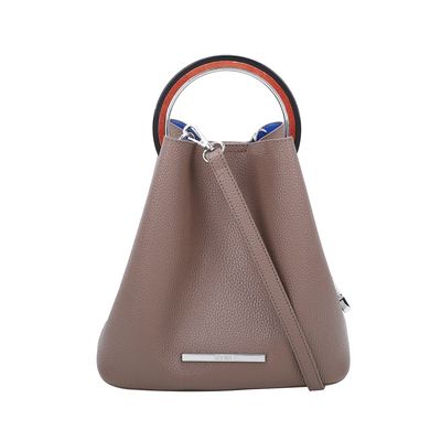 Bolsa Bucket Acrílico Marrom
