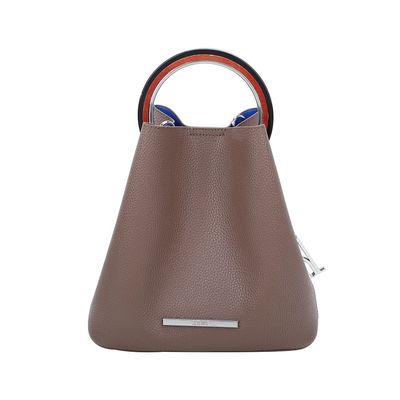 Bolsa Bucket Acrílico Marrom