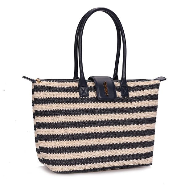 Shopper Tramado Navy Blue