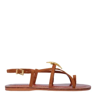 Rasteira Camurca Xs Camel