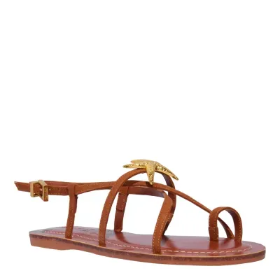 Rasteira Camurca Xs Camel
