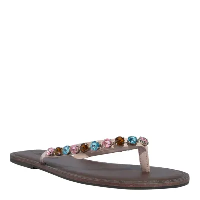 Rasteira Napa Soft Rose