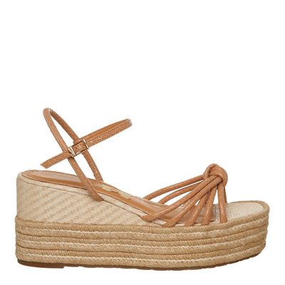 Sandália Plataforma Cobra Caramelo