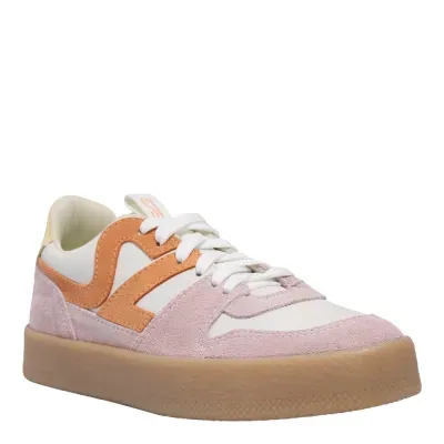 Tenis Couro Camurca New Rose